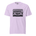 Social Blindspot Retro Boombox Tee (Pink + Black Print)